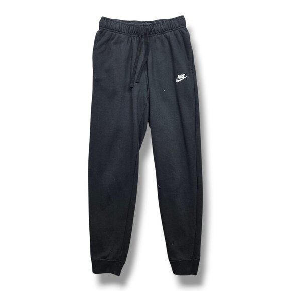 Nike Sportswear Club Fleece Mid Rise Joggers Womens Small Black DQ5191-010 - Picture 1 of 11